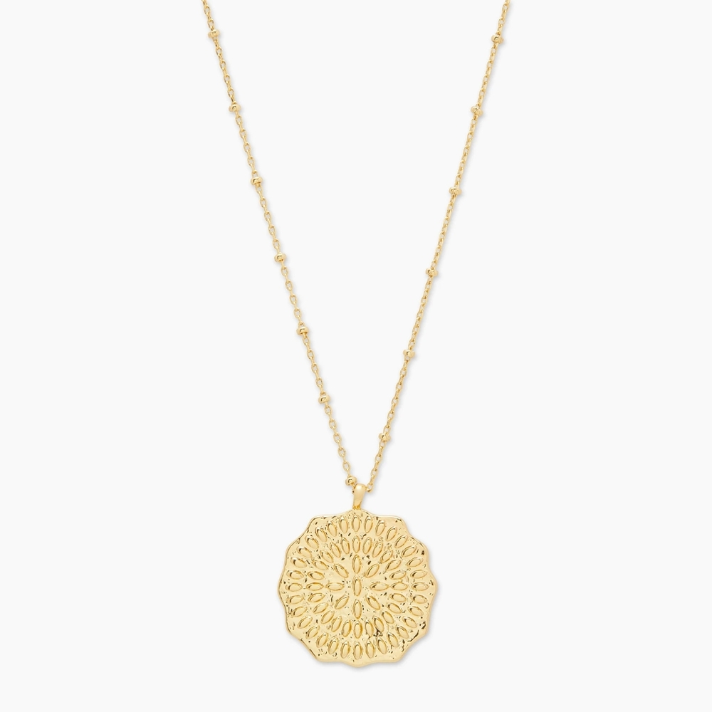 Gorjana Mosaic coin necklace